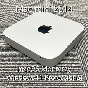 Mac mini (Late 2014)、Core i7、MacOS / Windows11 ダブル起動