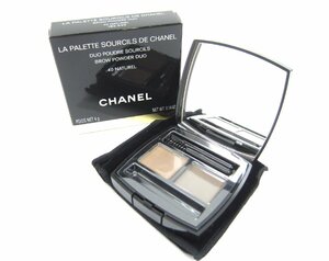 Chanel シャネル La Palette Sourcils De Chanel Brow Powder Duo, 40 Naturel 4g アイブロウ □UA10388