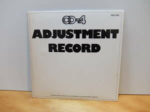 EP　Sansui　CD-4 ADJUSTMENT RECORD 　サンスイ　アジャストメント　レコード　中古　ディモジュレ－ター調整用レコード