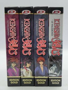 【中古現状品】 DVD KENSHIN 剣心 LE VAGABOND PARTIE 1～3、OAVS+FILM 合計4巻セット EDITION GOLD/輸入盤 ZA3A-T60-4MA455