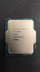 CPU インテル Intel Core I7-12700K プロセッサー 中古 動作未確認 ジャンク品 - A624