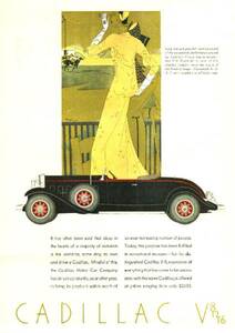 ◆1931年の自動車広告　キャデラック2　Cadillac