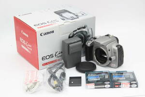 【返品保証】 【元箱付き】キャノン Canon EOS Kiss Digital N バッテリー付き 付属品多数 デジタル一眼 ボディ s6330