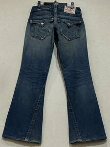 ※TRUE RELIGION トゥルーレリジョン JOEY デニムパンツ インディゴ 米国製 29 　　　　　　 BJBD.D