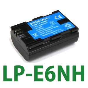 LP-E6NH LP-E6N LP-E6 Canon 互換バッテリー 1個　純正充電器で充電可能 EOS R EOS Ra EOS 5D Mark II EOS R5 EOS R6 EOS R7