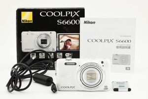 《美品》ニコン Nikon S6600 ホワイト #3355A700