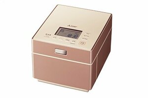 【中古】 三菱電機 日本製 蒸気レスIH炊飯器 備長炭炭炊釜 5.5合 NJ-XS108J-P