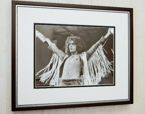 ロジャー・ダルトリー/ウッドストック1969/アートピクチャー/額装品/Roger Daltrey/The Who/woodstock/ザ・フー/ロックアイコン