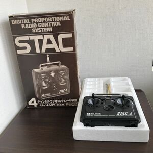 ジャンク STAC-4 4チャンネルラジオコントロール装置/4チャンネル3サーボ/42-39