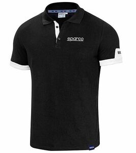 SPARCO（スパルコ） ポロシャツ POLO CORPORATE ブラック Sサイズ
