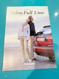 VOLVO ボルボ ラインナップ カタログ 1998年　エステート　コンバーチブル　サルーン
