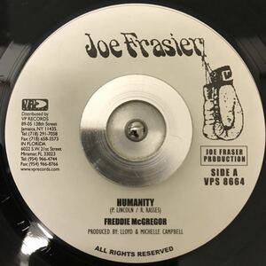 Humanity / Freddie McGregor ７インチ　レア　Humanity Riddim