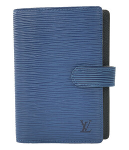 美品 ルイヴィトン 手帳カバー 6穴 アジェンダPM R20055 エピ レディース Louis Vuitton