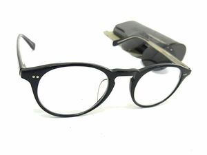 1円 ■美品■ OLIVER PEOPLES オリバーピープルズ 度入り メガネ 眼鏡 サングラス レディース ブラック系 AZ3596