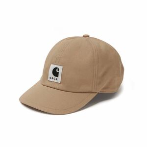 24SS sacai × Carhartt WIP Duck Cap BEIGE サカイ ×カーハート ダック キャップ ベージュ コラボ ユニセックス 帽子 新品