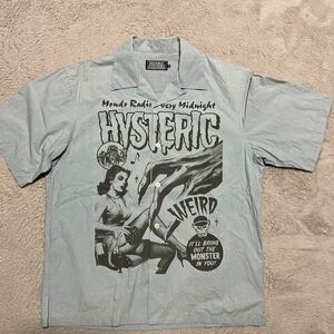 HYSTERIC GLAMOUR MONSTER モンスター　オープンカラーシャツ　半袖シャツ　tシャツ　tee L