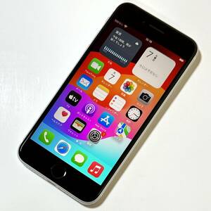 SIMフリー iPhone SE (第2世代) ホワイト 64GB MX9T2J/A バッテリー最大容量96％ アクティベーションロック解除済