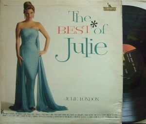 ３枚で送料無料【米Liberty mono】Julie London/The Best of Julie 