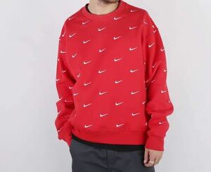 【未使用品】NikeLab AOP Swoosh Stripe Crew スウェット Sサイズ