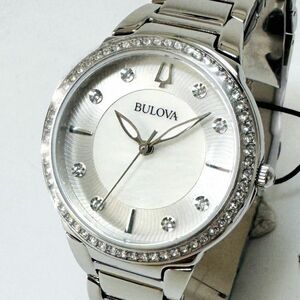 新品【高級時計 ブローバ】Bulova レディース クリスタル アナログ 腕時計