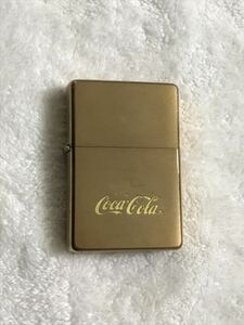 ZIPPO ジッポー ジッポ オイルライター 1999年製 未使用品 ソリッドブラス solid brass コカコーラ Coca-Cola アンティーク ビンテージ