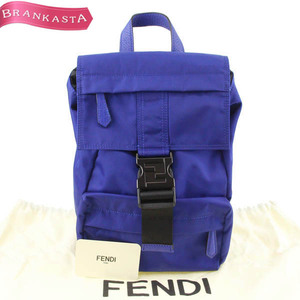 FENDI/フェンディ フェンディネス スモール 7VZ067 メンズ ボディバッグ バックパック ワンショルダー 青 [NEW]★04DA22