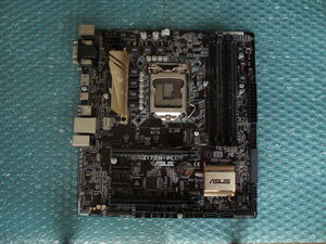 ASUS microATXマザーボード Z170M-PLUS 難あり