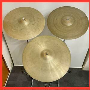 ● 1円～売切 Zildjian 15インチ HH 3枚セット 1920 OLD K/1960 OLD A/1970 OLD A ●