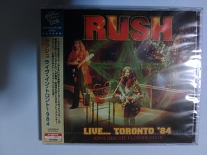 ♪♪　新品未開封　ラッシュ　RUSH 「ライヴ・イン・トロント1984」　輸入盤国内仕様　帯付き　ALIVE IN THE LIVE　♪♪