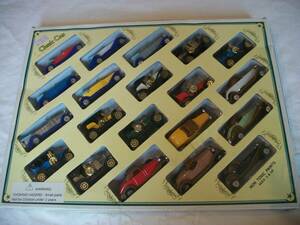 Vintage Classic Cars 20 Vehicle Set Jobar Int I:43 Diecast Fast Wheel Cars #3016 海外 即決