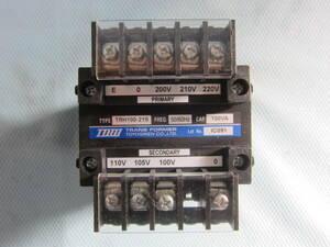 TOYOGIKEN TRANS FORMER TRH100-21S CAP.100VA 変圧器 トランス (外寸約:横8.9cm *奥行9.4cm*縦9.5cm /2.1kg）