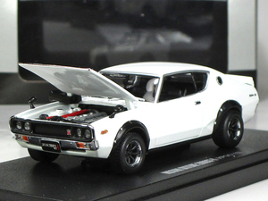 京商◆ニッサンスカイライン2000GT-R(KPGC110)◆ホワイト◆1/43