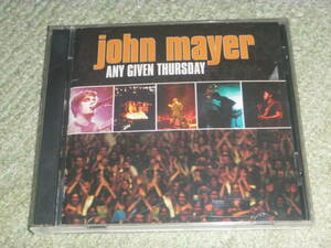 ANY GIVEN THURSDAY ジョン・メイヤー　JOHN MAYER 2枚組CD 名盤　レンタル落ち　