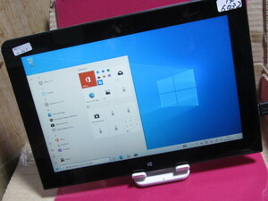 ジャンク NEC versapro　vt-r PC-vk164t1hr タブレット windows10　10型 銀　wifi　初期化済み　難　14-6432