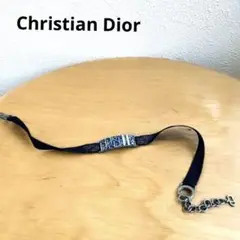 Christian　Dior　ディオール　チョーカー　トロッター　ブルー