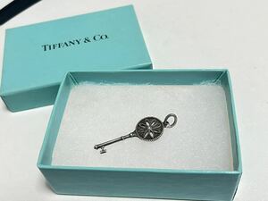 1円〜【TIFFANY&Co.】ティファニー アクセサリー シルバー ペンダント キー デイジーネックレストップのみ SV925 箱付き 希少品