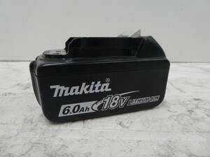 ☆ ① makitaマキタ 18V 6.0Ah バッテリー BL1860B 純正品 1円スタート ☆