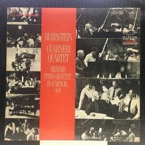 ◆ストリングス ◆ Rubinstein ◆ Guarneri Quartet ◆ Brahms ◆ 米盤 深溝 RCA