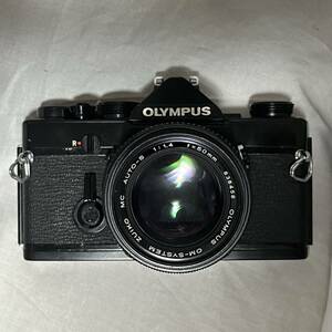 [動作確認済] OLYMPUS オリンパス OM-1 ブラック ZUIKO MC AUTO-S F1.4 50mm