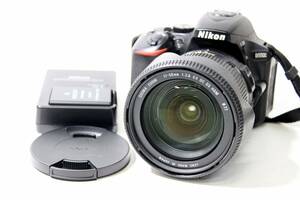 ■Nikon■**D5500 一眼レフ/SIGMA ZOOM 17-50mm 1:2.8 EX DC OS HSM*/バッテリー他付**⑤