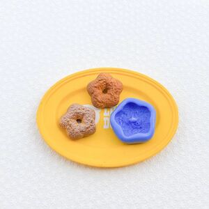 358 そばぼうろ型 和菓子 パン モールド デコ パーツ 樹脂粘土 シリコン ブルーミックス モールド クッキー ドーナツ 星 ハンドメイド