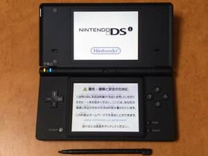 動作確認済　美品　ブラック　DSi　中古　Ver1.4J　純正新品ペン付　液晶面ほぼ無傷　1円から売切　送安！　即有　同梱可