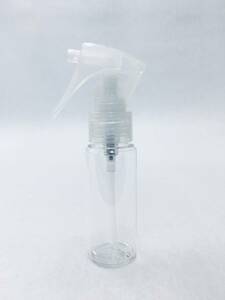 ★送料込み★ 新品 即決 ミニトリガー スプレー 容器 透明 50ml 霧吹 化粧水 消臭剤 ペット カーケア ヘアーケアー