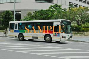 D【バス写真】Ｌ版３枚　那覇交通　いすゞキュービックバス　沖縄　　（２）