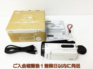 JVC Everio GZ-F270-W デジタルビデオカメラ 本体/箱 セット ホワイト 動作確認済 ビクター エブリオ H04-398rm/F3