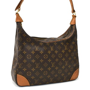 1円 ◆良品 LOUIS VUITTON ルイヴィトン ショルダーバッグ ブローニュ35 M51260 モノグラム キャンバス ブラウン◆E.Ciso.tI-02