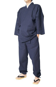 【ひめか】作務衣 メンズ 日本製 匠の技 本藍染作務衣 綿100％ 2011　3Ｌ