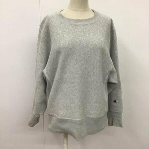 Champion M チャンピオン トレーナー 長袖 CWSL024 裏起毛 スウェット Sweat Sweatshirt 灰 / グレー / 10107563