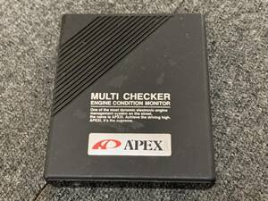 アペックス apexi multichecker マルチチェッカー　本体のみ　動作確認済み　リアルタイムモニタリング