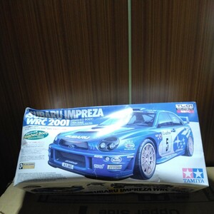 ラジコンキット（ TAMIYA SUBARU IMPREZA WRC 2001 GDB 4WD TL-01 1/10 EP 電動 タミヤ インプレッサ 丸目 完成ボディ フルベア 新品 )